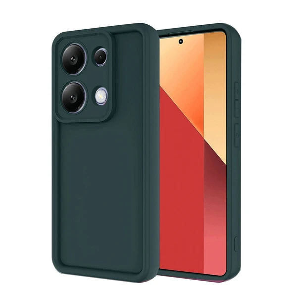 Xiaomi Redmi Note 13 Pro 4g Kılıf Viera Silikon - Koyu Yeşil ürün görseli 1
