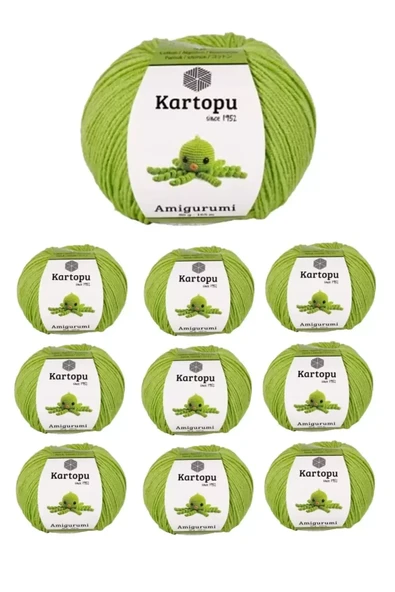 10 Adet Amigurumi El Örgü İpi 50gr 404 ürün görseli 1