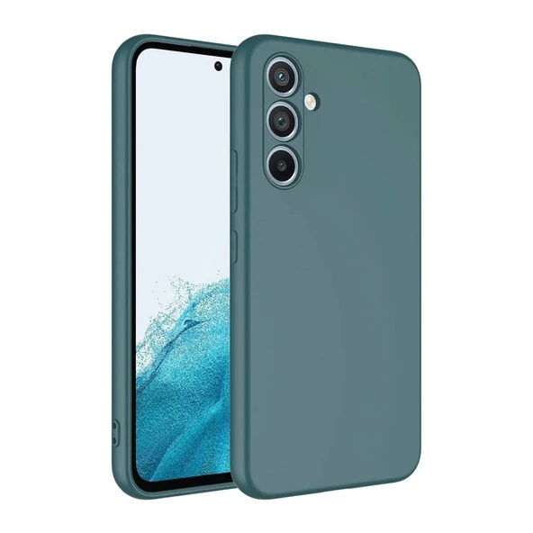 Samsung Galaxy A16 5g Kılıf First Silikon - Koyu Yeşil ürün görseli 1
