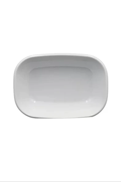17 Cm Melamin Kare Kayı Tabak Royaleks-054 ürün görseli 1