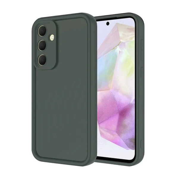 Samsung Galaxy A16 5g Kılıf Viera Silikon - Koyu Yeşil ürün görseli 1