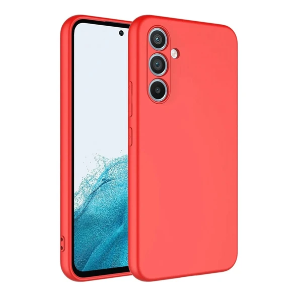 Samsung Galaxy A16 5g Kılıf First Silikon - Kırmızı ürün görseli 1