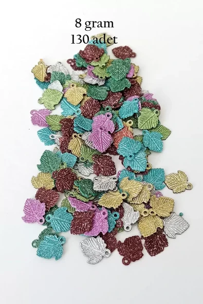 Oya Abiye Bileklik Kolye Pleksi Plastik Pul Karma Renk 8 gram 130 adet - BNC499 ürün görseli 1