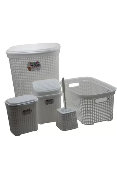 Petek 5 Li Banyo Çeyiz Seti Royaleks-MRD307-Dv ürün görseli 1