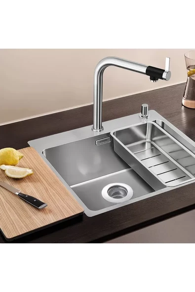 Mutfak Su Lavabo Filtresi Örgü Süzgeç Paslanmaz Çelik 7.5 cm Çap ürün görseli 1