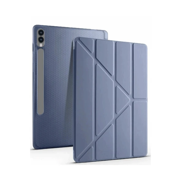 HERŞEYTREND Samsung Galaxy X610 Tab S9 Fe Plus 12.4 Kılıf Kalemlikli Mars Tablet Kılıfı - Lavender ürün görseli 1