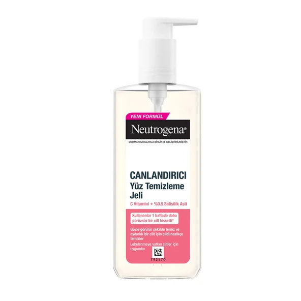 Neutrogena Canlandırıcı Yüz Temizleme Jeli C Vitamini 200 ml ürün görseli 1