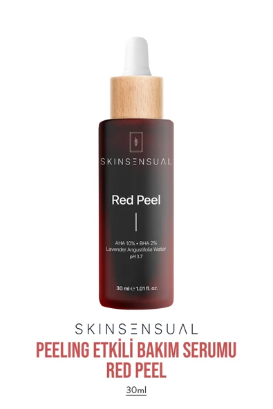 Skin Sensual Red Peel Aha Bha Kırmızı Peeling Serum 30 ml ürün görseli 1