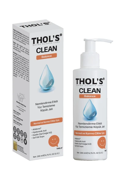 Thol's Clean Balance TB1 Normal ve Karma Ciltler İçin Temizleme Köpük Jeli 200 ml ürün görseli 1