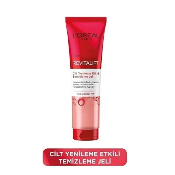 L'oreal Paris Revitalift Cilt Yenileme Etkili Temizleme Jeli 150 ml ürün görseli 1