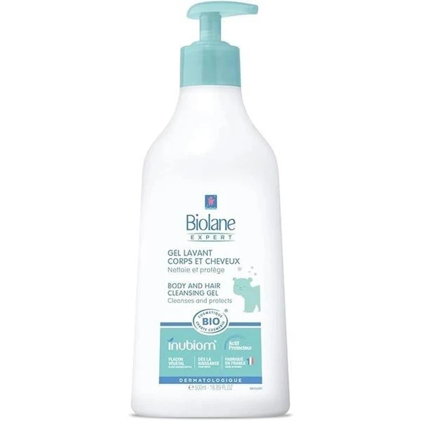 Biolane Organic Hair & Body Cleansing Gel 500 ml ürün görseli 1