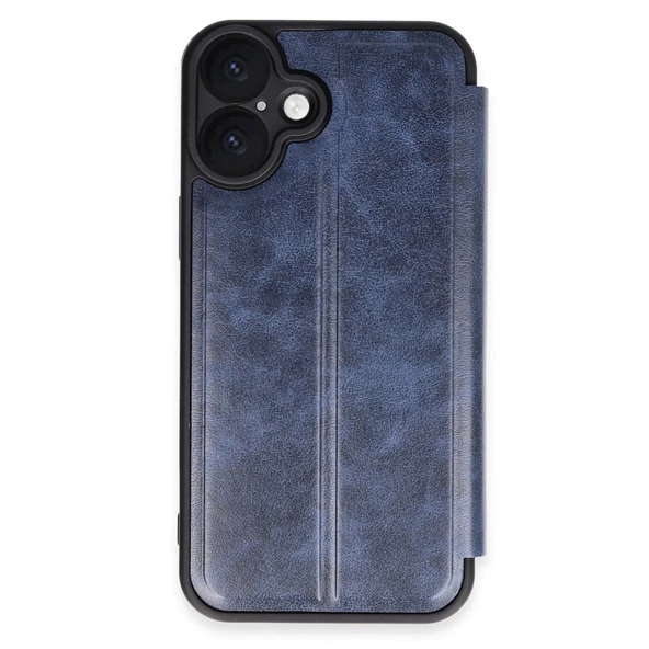Apple İphone 16 Plus Kılıf Flip Cover - Lacivert ürün görseli 1