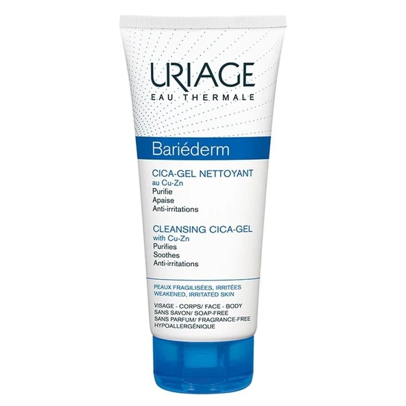 Uriage Temizleme Jeli Bariederm Cica Yüz ve Vücut 200 ml ürün görseli 1