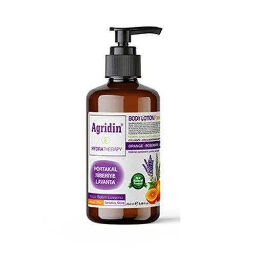 Agridin Lavanta Biberiye Portakal Kolojen İçerikli Vücut Losyonu 250 ml ürün görseli 1