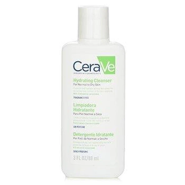 Cerave Hydrating Cleanser Normal ve Kuruya Dönük Ciltler İçin Nemlendiren Temizleyici 88 ml ürün görseli 1