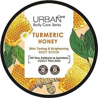 Urban Care Turmeric Honey Cilt Tonu Eşitleyici ve Aydınlatıcı Vücut Peeling 200 ml ürün görseli 1
