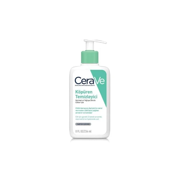 Cerave Foaming Cleanser Refill Dökme Poşet Normal ve Yağlıya Dönük Ciltler İçin Köpüren Temizleyici 473 ml ürün görseli 1