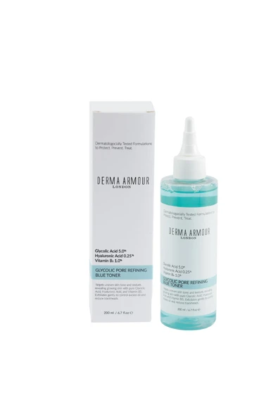 Derma Armour Glycolic Pore Refining Blue Toner 200 ml ürün görseli 1