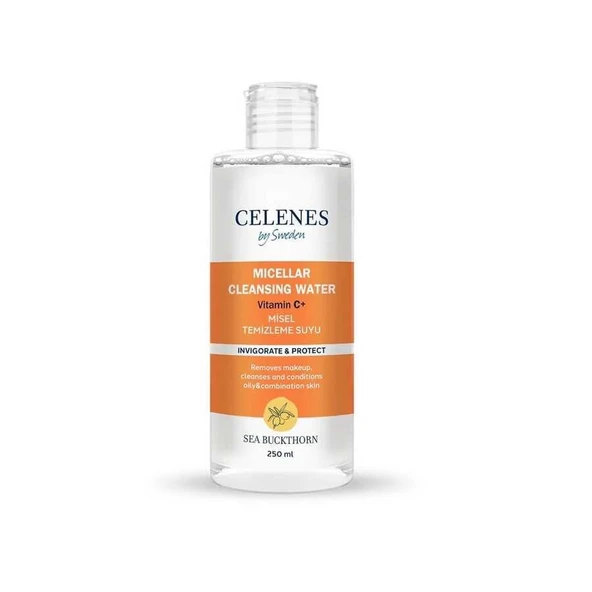 Celenes By Sweden Celenes Sea Buckthorn Misel Temizleme Suyu 250 ml - Yağlı ve Karma Ciltler ürün görseli 1