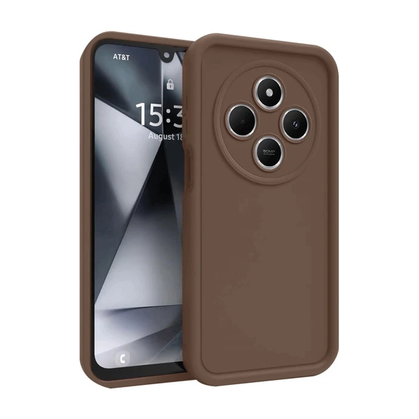 Xiaomi Redmi 14c Kılıf Viera Silikon - Kahverengi ürün görseli 1