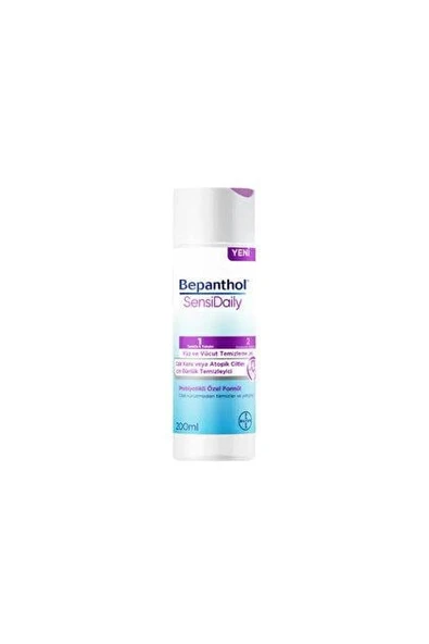 Bepanthol Sensidaily Yüz ve Vücut Temizleme Jeli 200 ml ürün görseli 1
