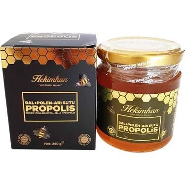 Hekimhan Bal+Polen+Arı Sütü Propolis 240 gr ürün görseli 1