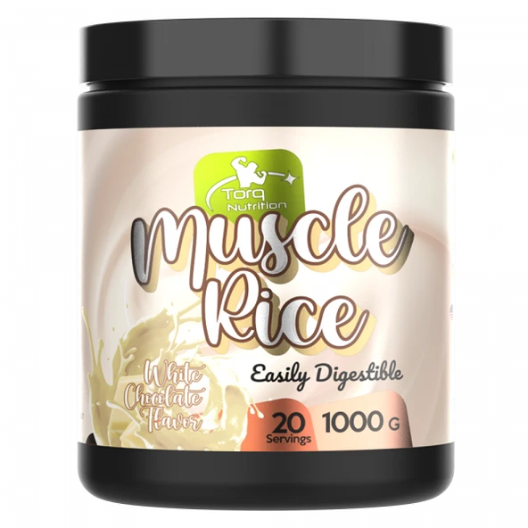 Torq Nutrition Muscle Rice Mikronize Pirinç Unu Beyaz Çikolata 1000 Gr. ürün görseli 1