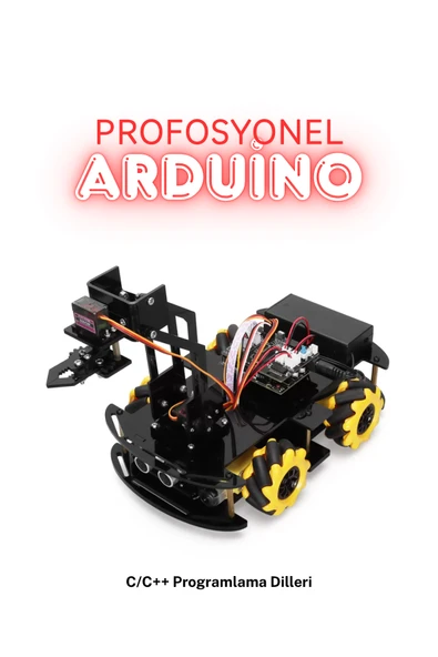 Arduino Robot Kol + 4WD Akıllı Robot Araba Kiti – Mecanum Tekerlekli Programlanabilir STEM Eğitim Seti (Bluetooth + Uygulama Kontrollü) ürün görseli 1
