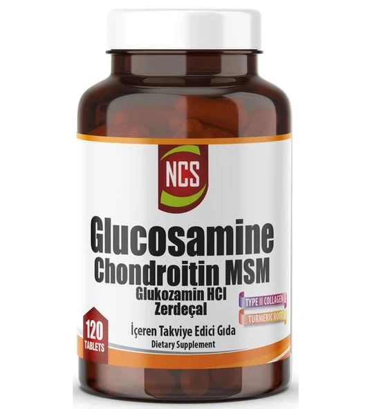 NCS Glucosamine Chondroitin MSM Type İi Collagen Turmeric 120 Tablet ürün görseli 1