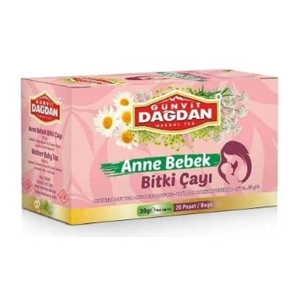 Günvit Dağdan Anne Bebek Bitki Çayı 20 Süzen Poşet ürün görseli 1