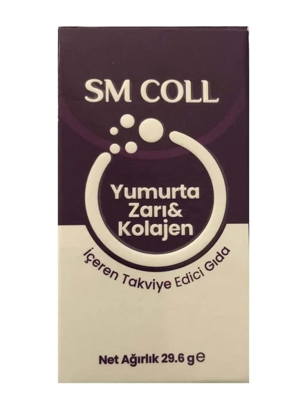 SM Coll Yumurta Zarı Kolajen 40 Kapsül ürün görseli 1