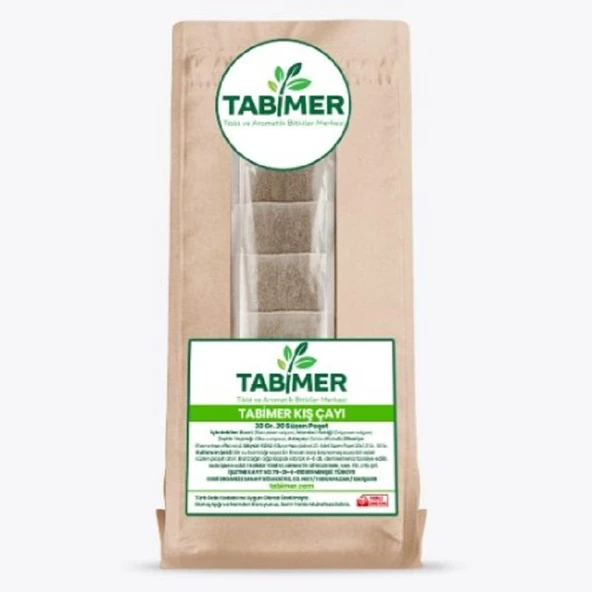 Tabimer Kış Çayı 30 gr 20 Süzen Poşet ürün görseli 1