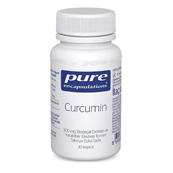 Pure Encapsulations Curcumin 500 mg 30 Kapsül ürün görseli 1