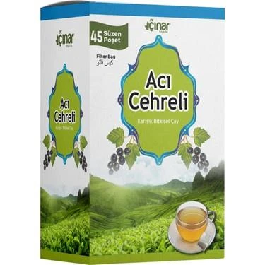 Çınar Acı Cehreli Karışık Bitkisel Çay 45 Süzen Poşet - 90 gr ürün görseli 1