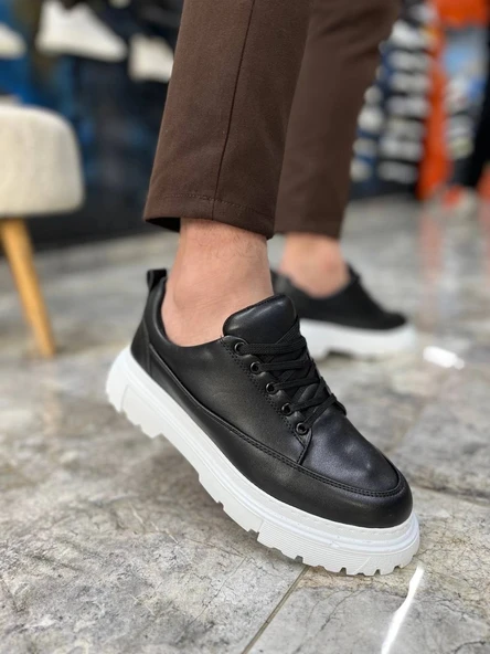 Vexor KB-702 Kuback Siyah Cilt Günlük Erkek Ayakkabı ürün görseli 1