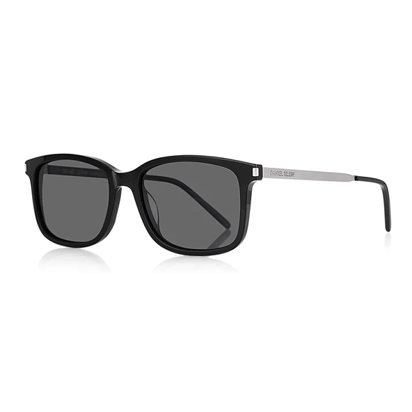 Daniel Klein DK3285-1 Siyah Asetat Dikdörtgen Slim Metal Saplı Refined Polarize Erkek Güneş Gözlüğü 54-17-148 ürün görseli 1