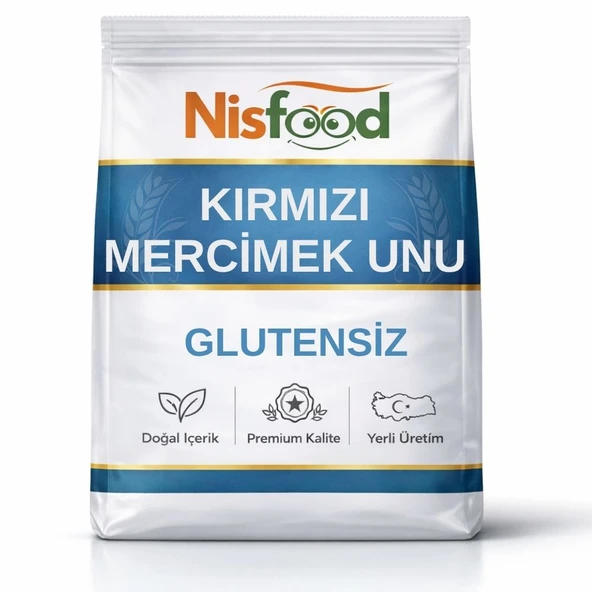 Glutensiz Kırmızı Mercimek Unu - 1 kg ürün görseli 1