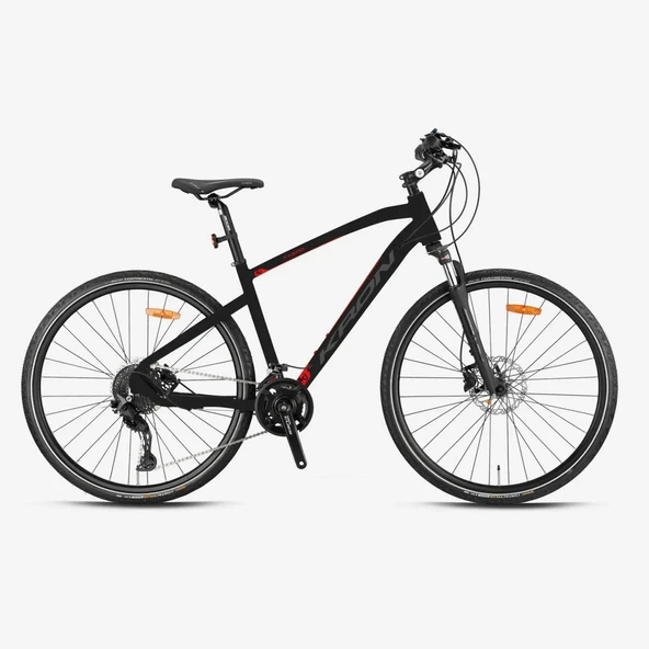 Kron TX 500 - 28'' CITY - 20' - 20 Vites - H.DISC - Mat Siyah - Füme-Kırmızı ürün görseli 1