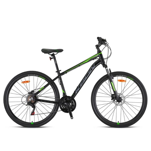 TX 75 - 28" Trekking - 19' - 21 Vites - M.DISC - Mat Siyah-Füme/Yeşil/Gri ürün görseli 1
