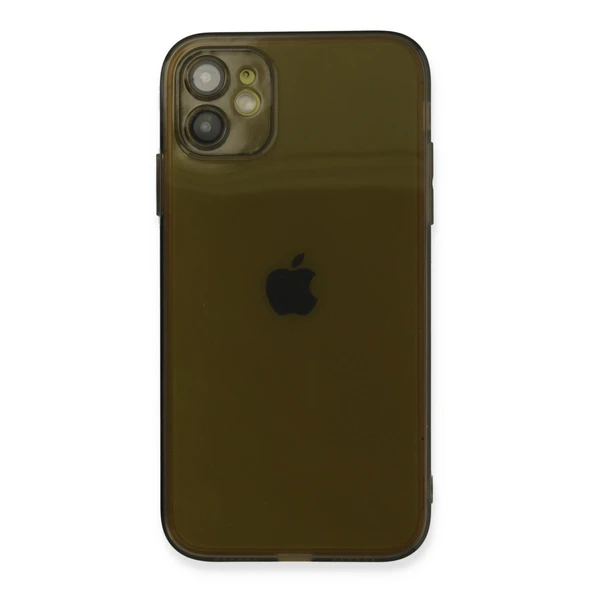 Apple İphone 12 Kılıf Fly Lens Silikon - Siyah ürün görseli 1