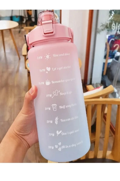 Vexor Günlük Motivasyon Su Matarası 2 Litre ürün görseli 1
