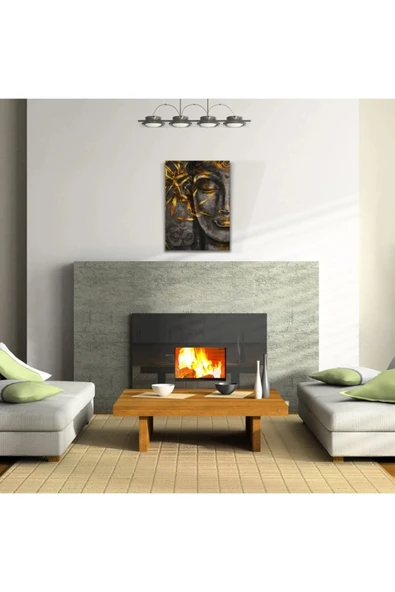 Vexor Altın Kadın Canvas Tablo (50x70) ürün görseli 1