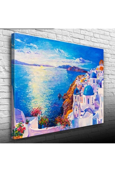 Vexor Santorini Canvas Tablo (50x70) ürün görseli 1