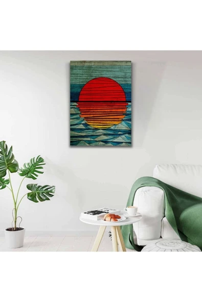 Vexor Günbatımı Canvas Tablo (50x70) ürün görseli 1