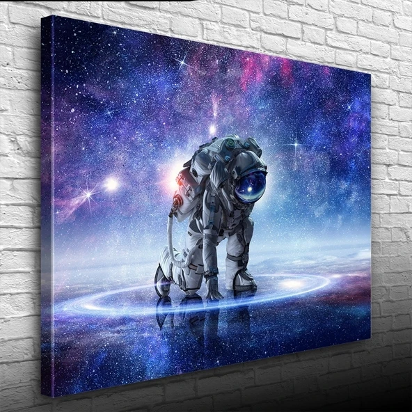 Vexor Uzaydaki Astronot Kanvas Tablo 50 x 70 ürün görseli 1