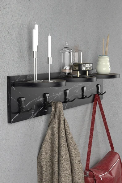 Vexor Askılık Duvar Elbise Askılığı Portmanto 80 Cm Bendir ürün görseli 1