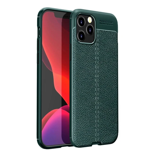 Apple İphone 12 Pro Kılıf Auto Focus Kapak - Yeşil ürün görseli 1