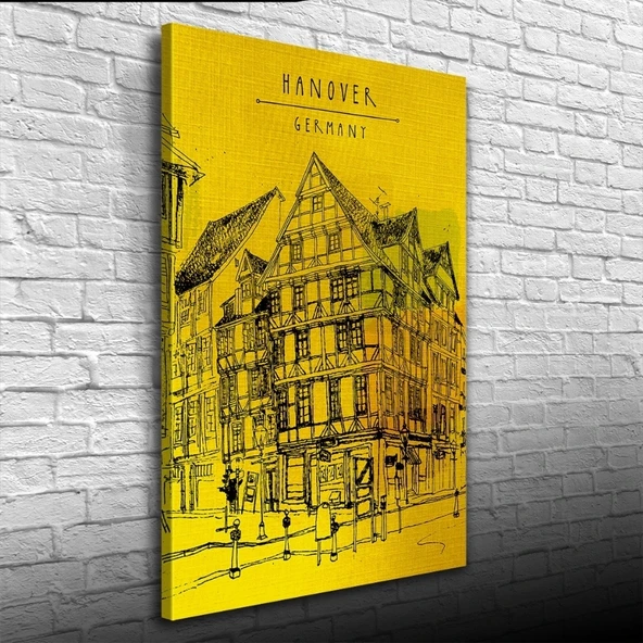Vexor Germany Klasik Alman Mimarisi Kanvas Tablo 50 x 70 ürün görseli 1