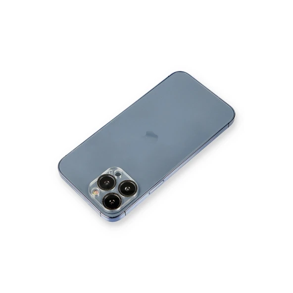 Apple İphone 12 Pro Shine Kamera Lens Koruma Cam - Siyah ürün görseli 1
