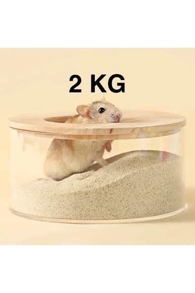Hamster Oyun Kumu Yıkanmış Fırınlanmış 2 KG ürün görseli 1